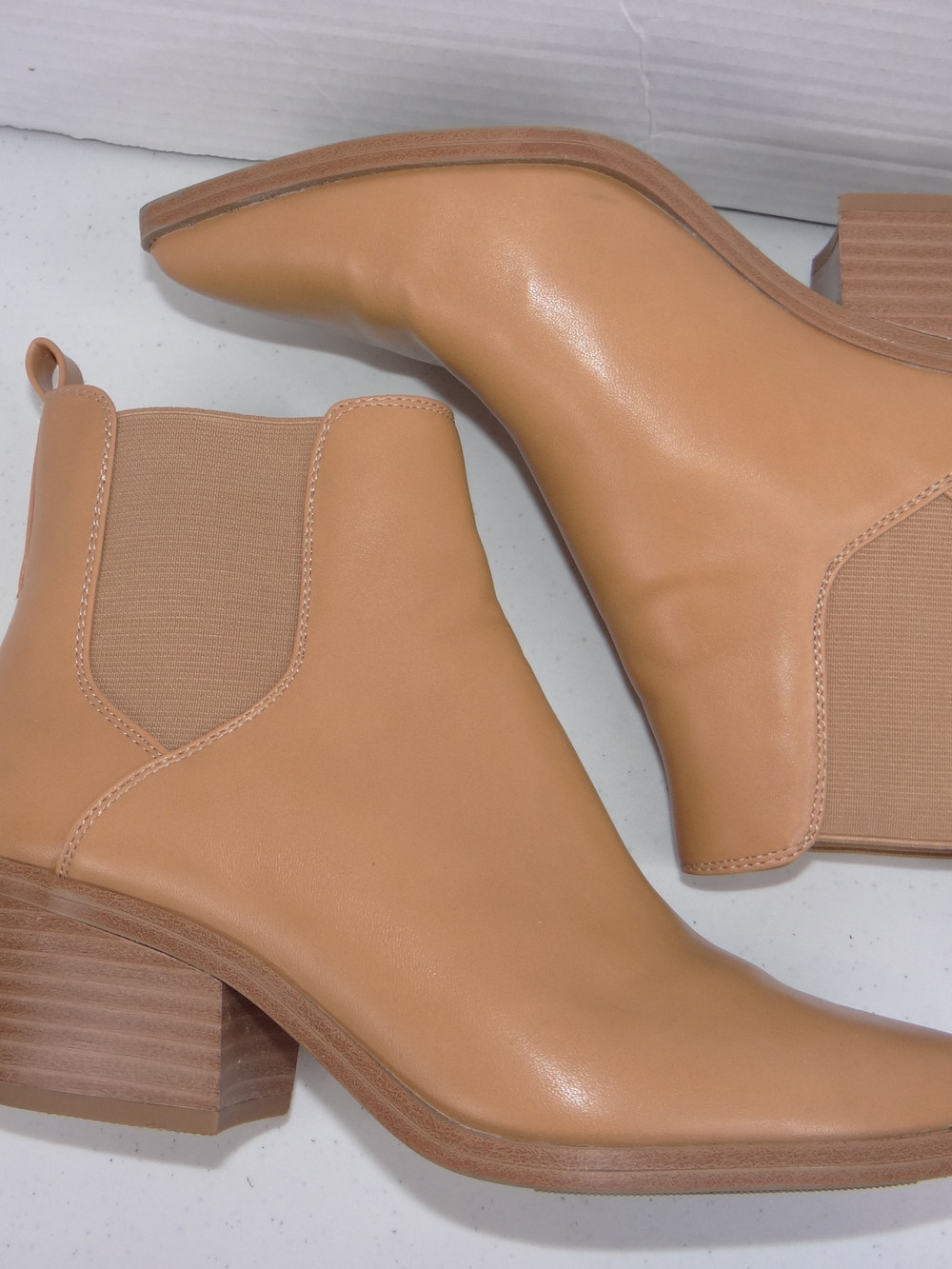 Tan Chelsea Ankle Boots - Women